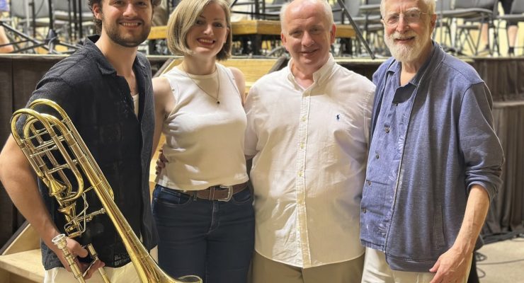 With Luke Sieve, Oksana Hretchyn, and Ted Kuchar in Lviv, 2025