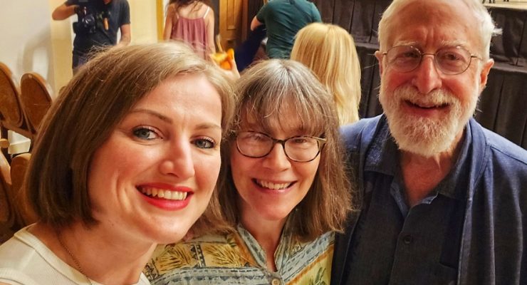 With Oksana Hretchyn, Lviv, 2025