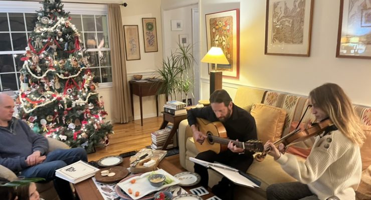 Xmas at home with John Arnold, Julia, and Paul, 2025